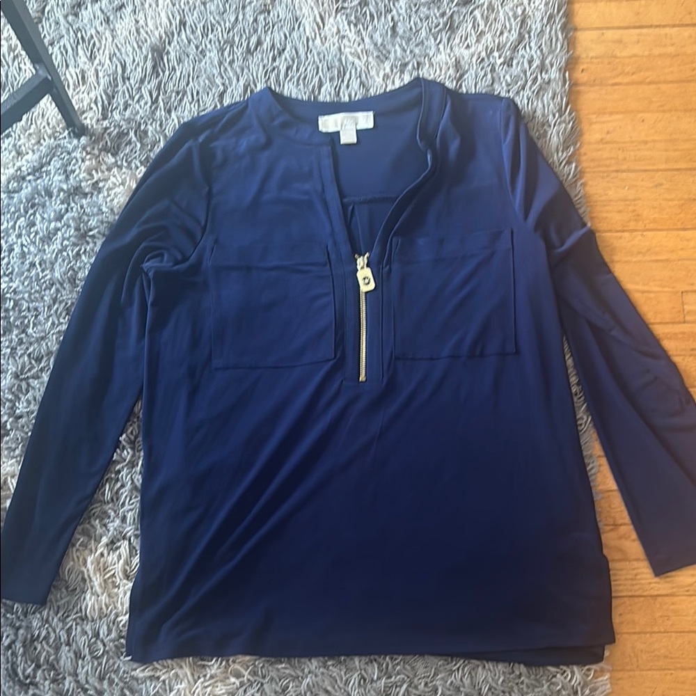 Navy Blue Women's Top
